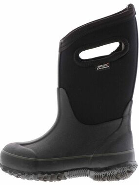 BOGS Kids' Classic High Handles Boot - Black , -30 degrees rated Size 4